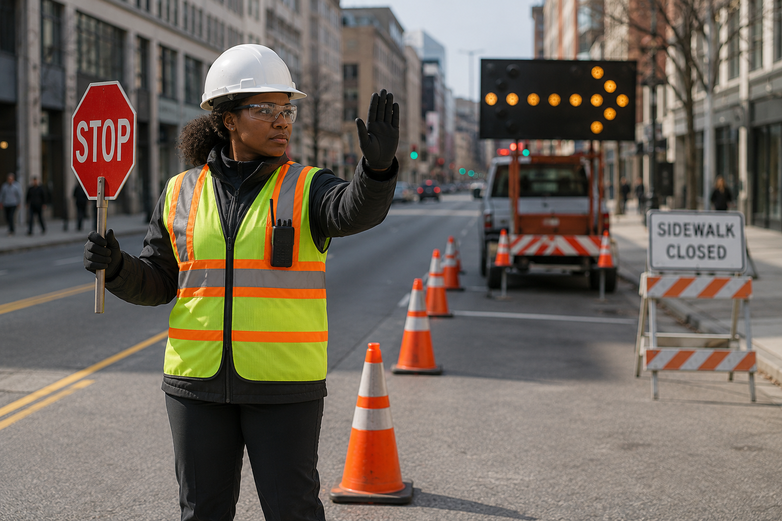 Flagging and traffic control