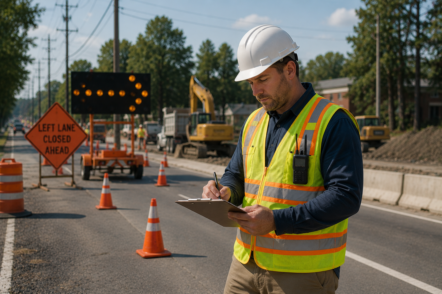 Work zone safety management